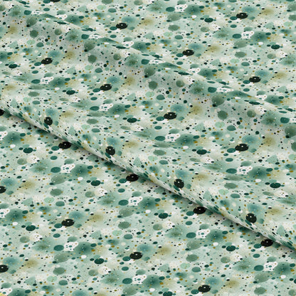 Green Confetti Pattern 7 Quilting Cotton Fabric