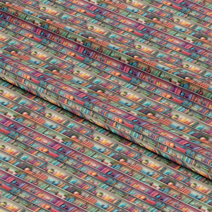 Bookshelf Pattern 6 Quilting Cotton Fabric