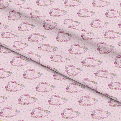 Pink Tea Party Pattern 9 Quilting Cotton Fabric
