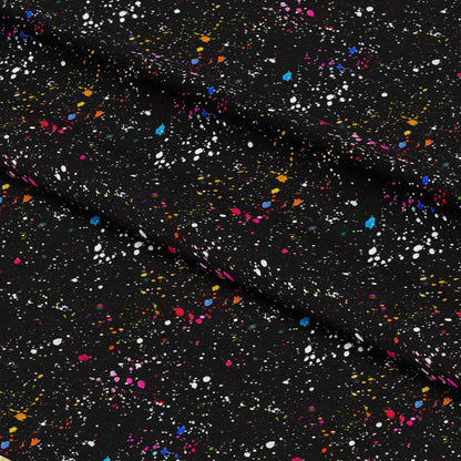 Glitter Paint Splatter Pattern 7 Quilting Cotton Fabric