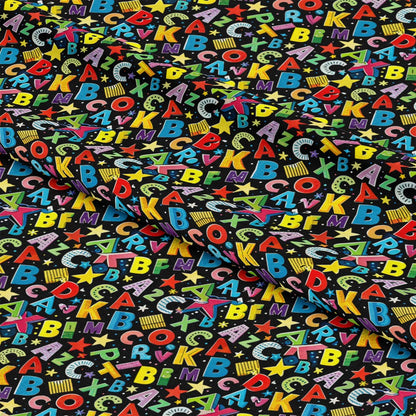 Back to School Pattern 15 Quilting Cotton Fabric