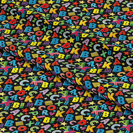 Back to School Pattern 15 Quilting Cotton Fabric