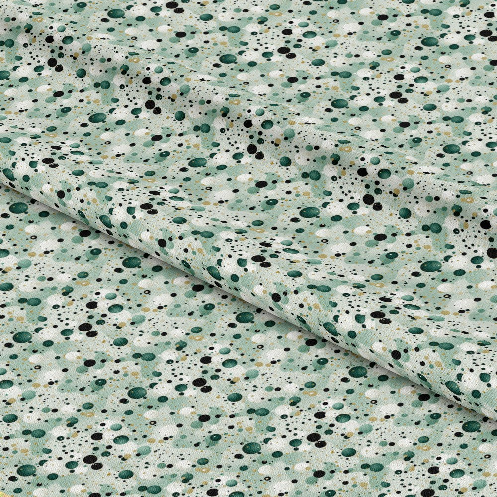 Green Confetti Pattern 3 Quilting Cotton Fabric