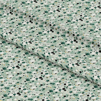 Green Confetti Pattern 3 Quilting Cotton Fabric