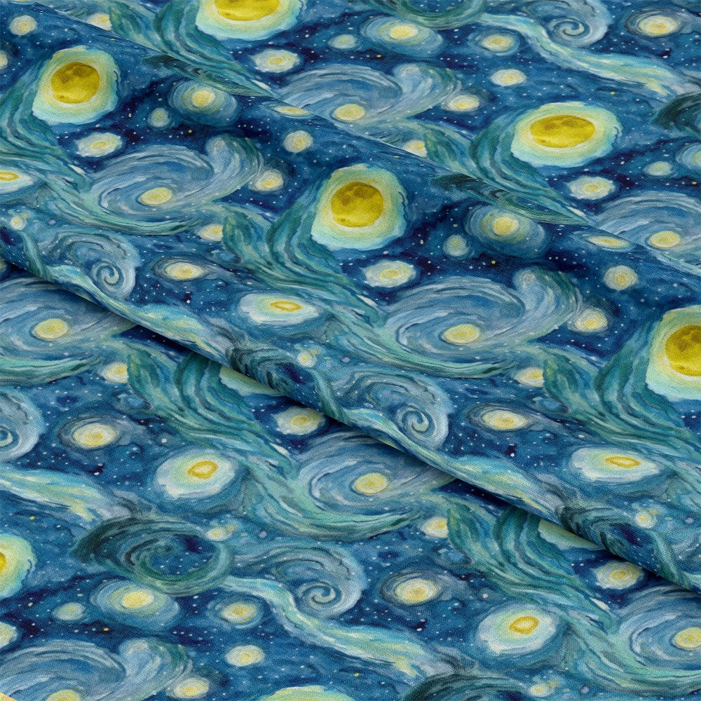 Starry Night Pattern 22 Quilting Cotton Fabric