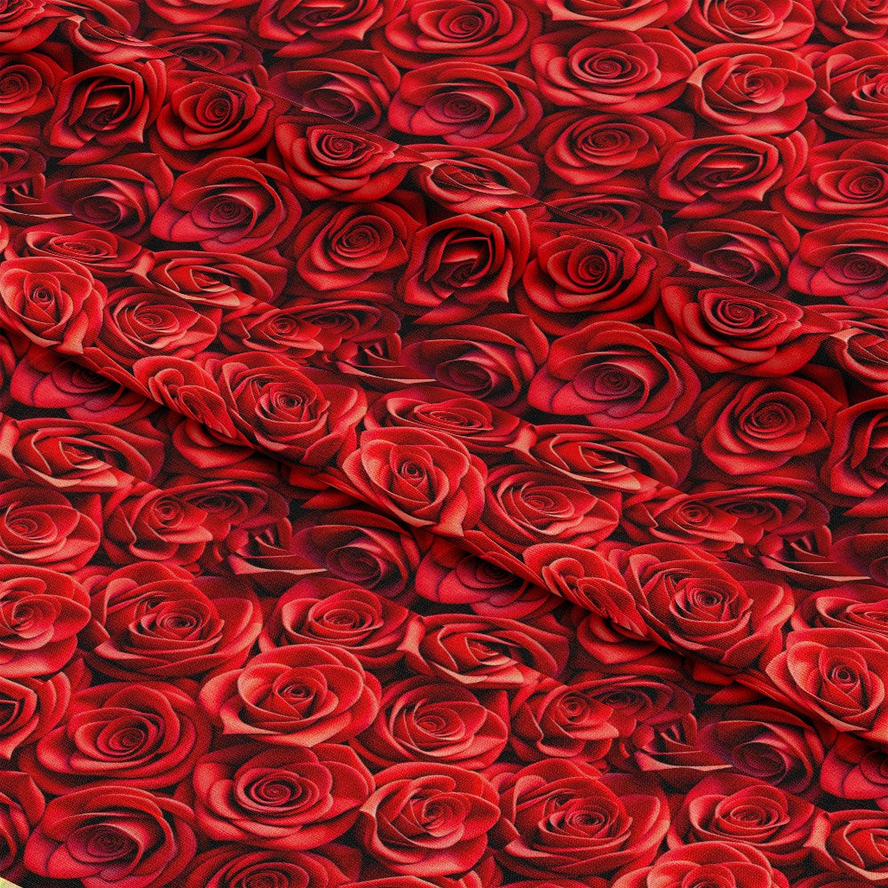 Realistic Flowers Pattern 9 Quilting Cotton Fabric
