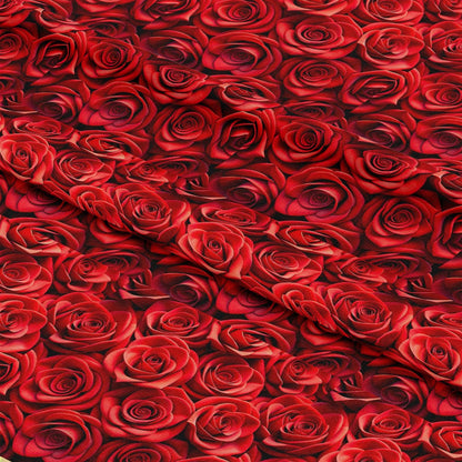 Realistic Flowers Pattern 9 Quilting Cotton Fabric