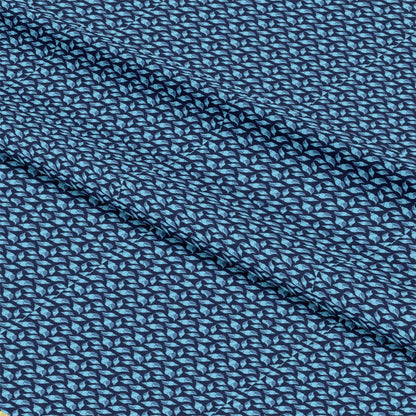 Navy Nautical Sea Pattern 13 Quilting Cotton Fabric