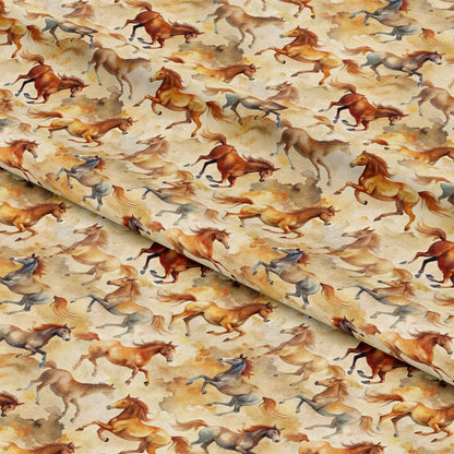 Wild Horses Pattern 17 Quilting Cotton Fabric