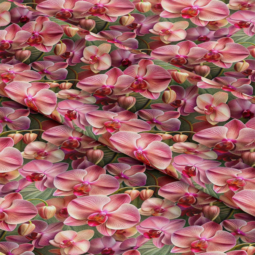 Realistic Flowers Pattern 32 Quilting Cotton Fabric