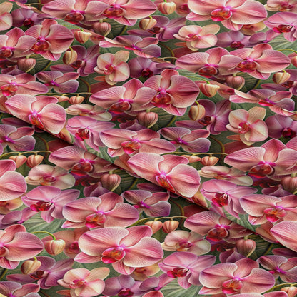 Realistic Flowers Pattern 32 Quilting Cotton Fabric