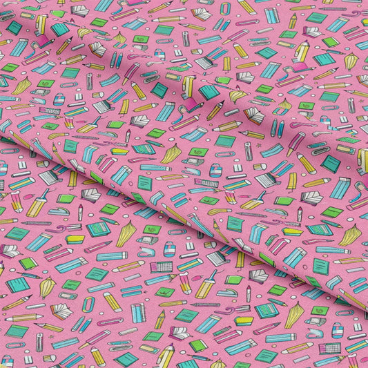Back to School Pattern 11 Quilting Cotton Fabric