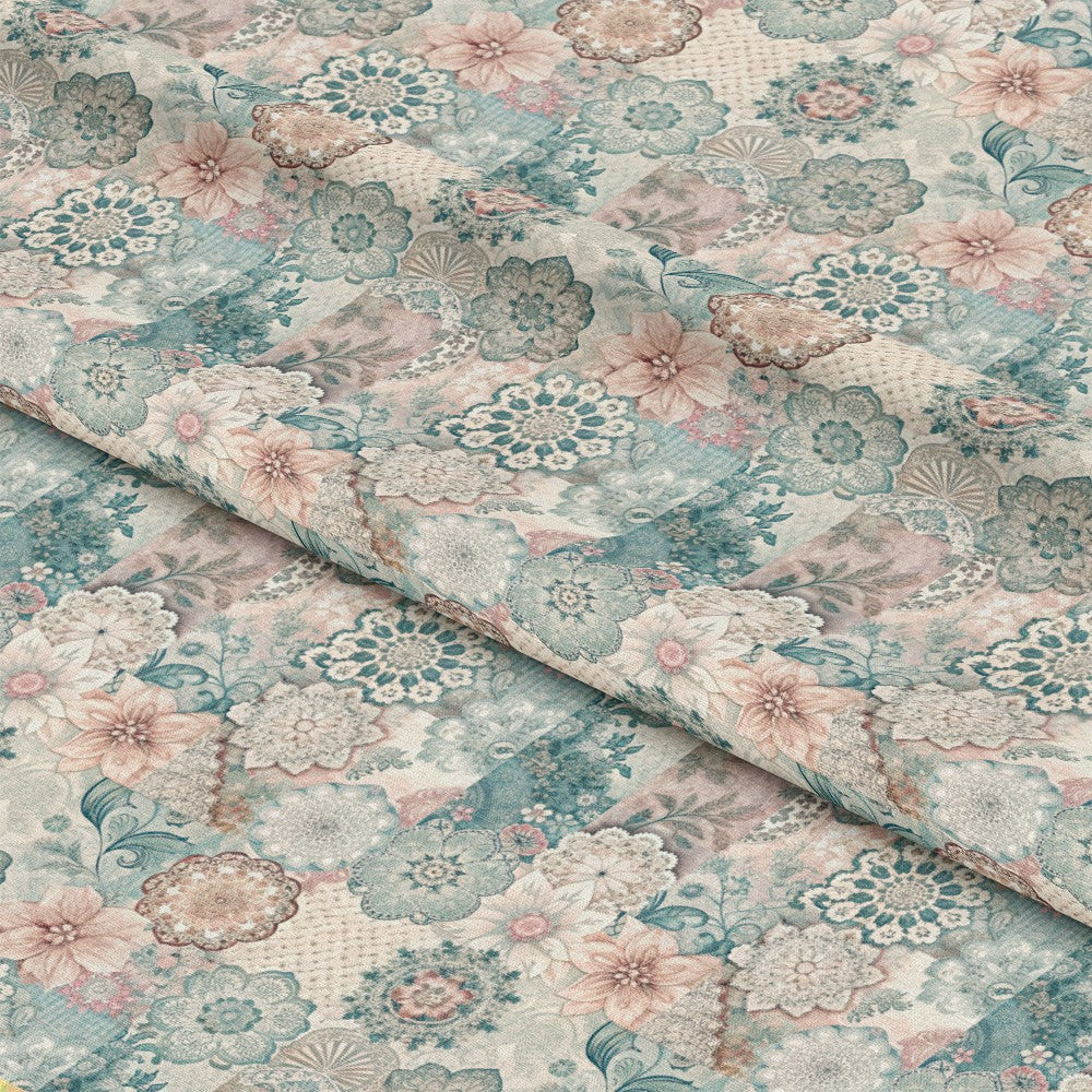 Spring Patchwork Pattern 25 Quilting Cotton Fabric
