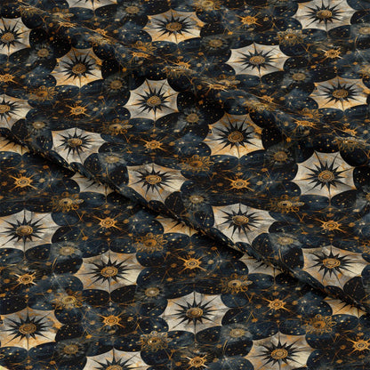 Baroque Celestial Pattern 1 Quilting Cotton Fabric
