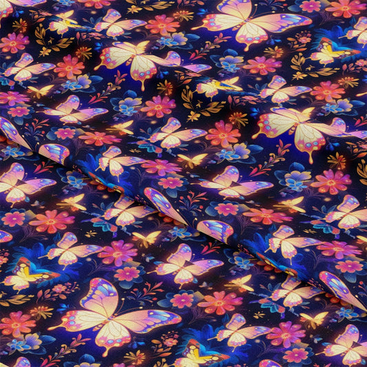 Fantasy Butterflies Pattern 10 Quilting Cotton Fabric