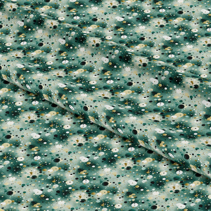 Green Confetti Pattern 2 Quilting Cotton Fabric