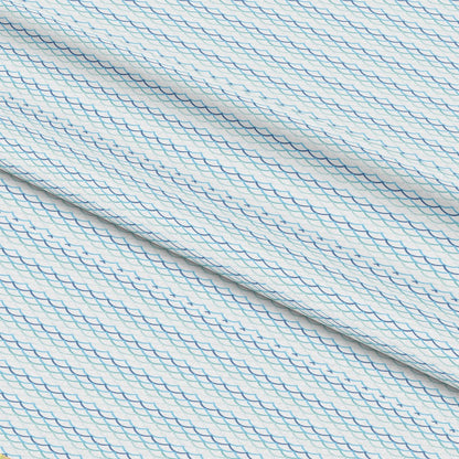 Navy Nautical Sea Pattern 11 Quilting Cotton Fabric