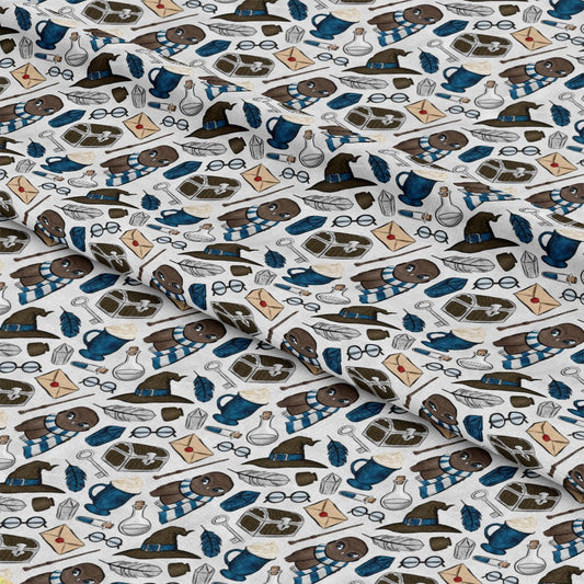 Wizard Magic School Pattern 43 Quilting Cotton Fabric