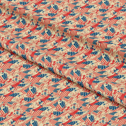 Americana Chronicles Pattern 2 Quilting Cotton Fabric
