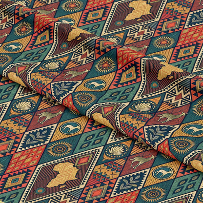 African Tribal Pattern 6 Quilting Cotton Fabric