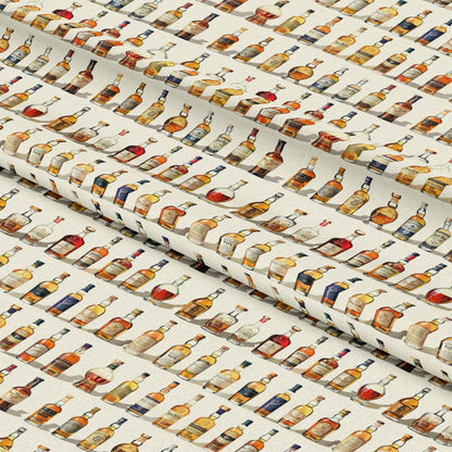 Scottish Whiskey Pattern 8 Quilting Cotton Fabric