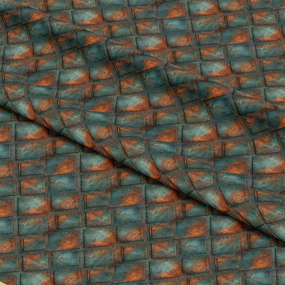 Rusted Iron Metal Textures Pattern 6 Quilting Cotton Fabric