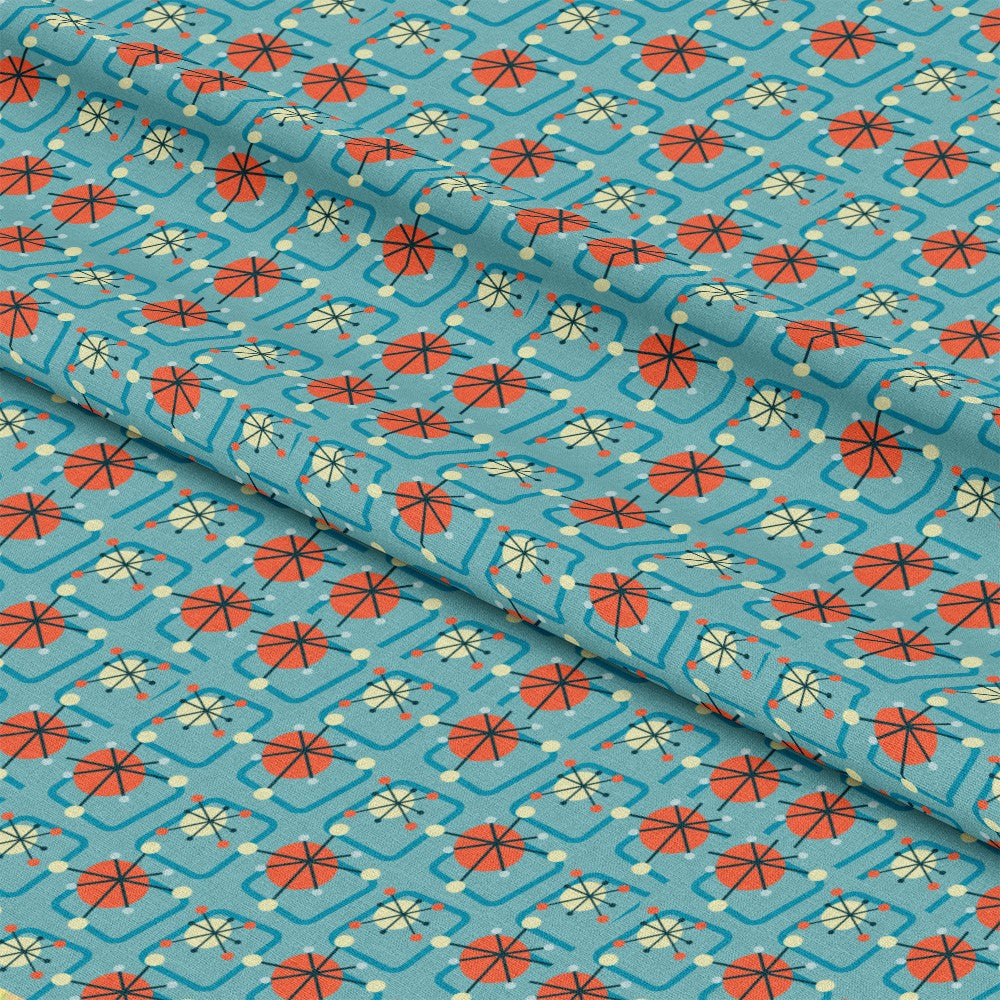 1950s Atomic Age Pattern 5 Quilting Cotton Fabric