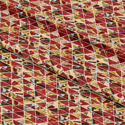 Wizard Magic School Pattern 19 Quilting Cotton Fabric