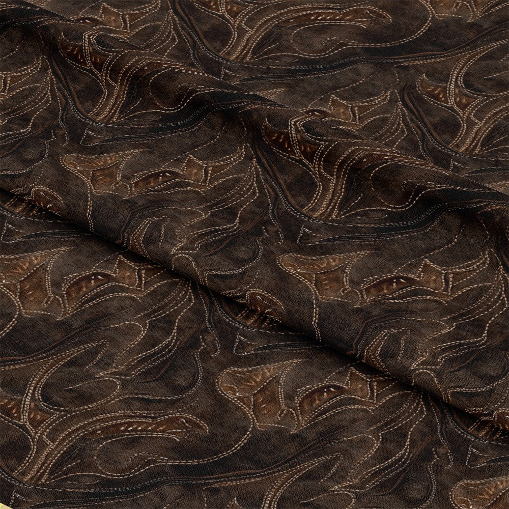 The Western Life Pattern 60 Quilting Cotton Fabric