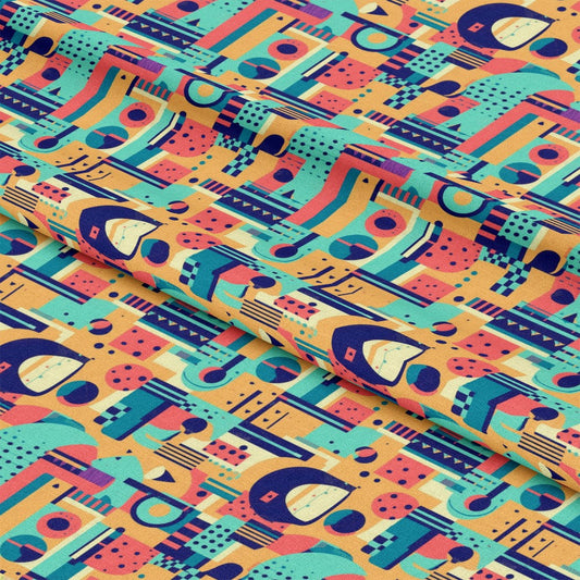 Groovy Boho Hippie Pattern 7 Quilting Cotton Fabric