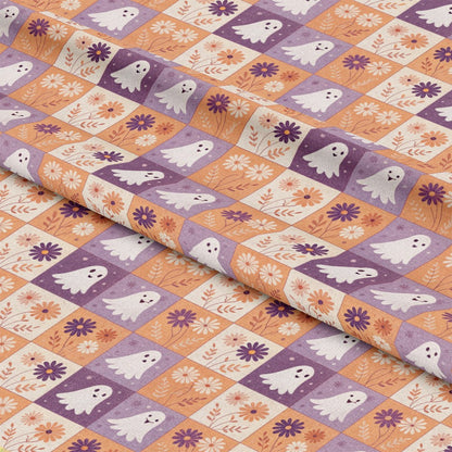 Retro Halloween Pattern 22 Quilting Cotton Fabric