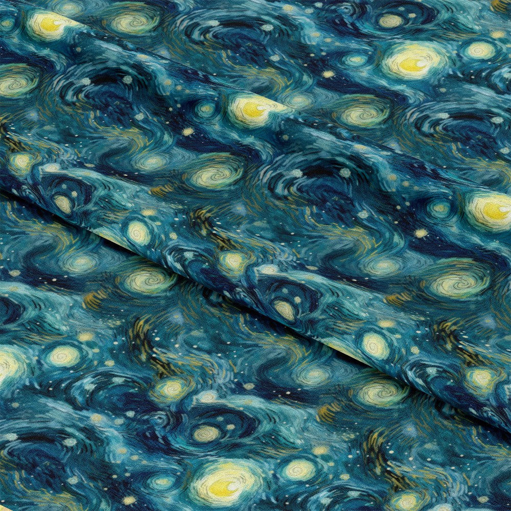 Starry Night Pattern 16 Quilting Cotton Fabric