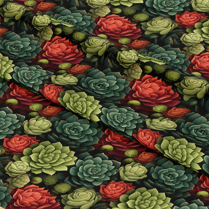 Succulents Pattern 3 Quilting Cotton Fabric