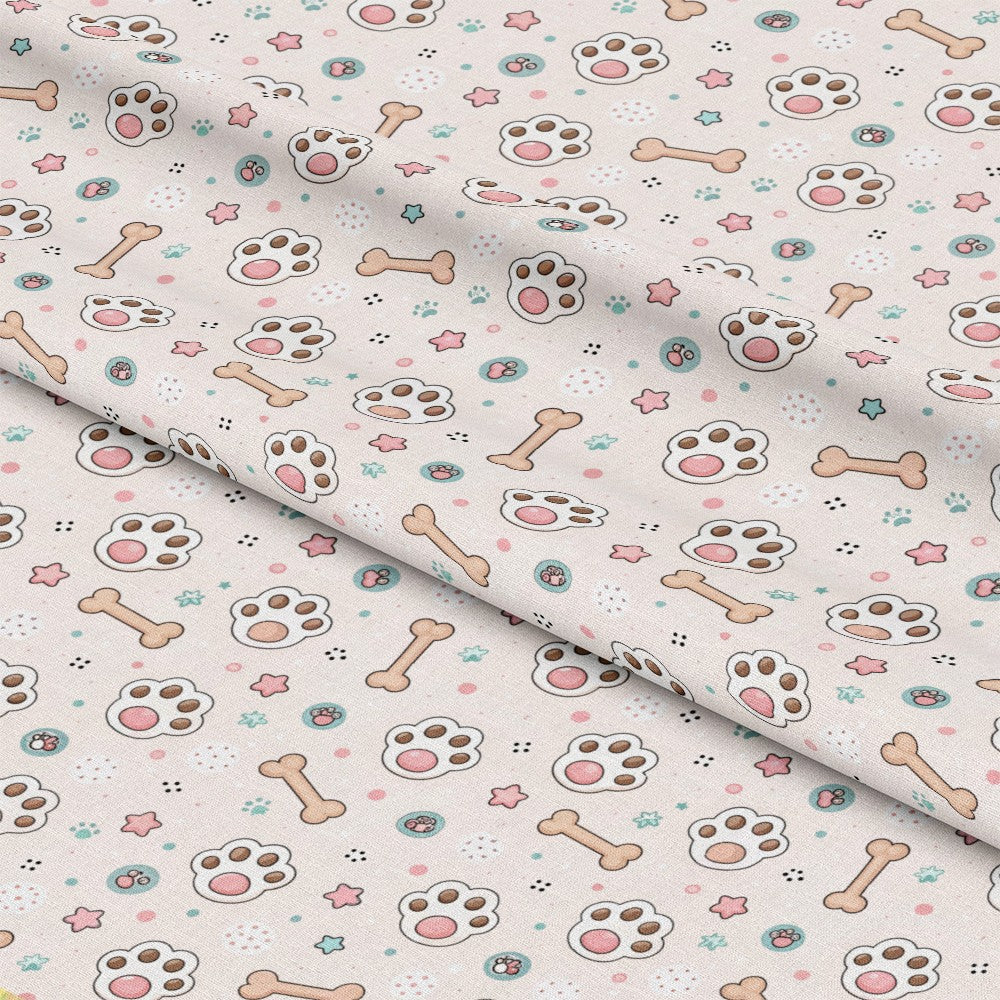 Dog Paws Pattern 1 Quilting Cotton Fabric