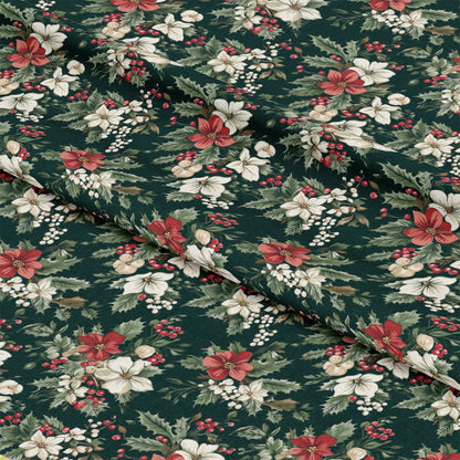 Christmas Pinecones Pattern 1 Quilting Cotton Fabric