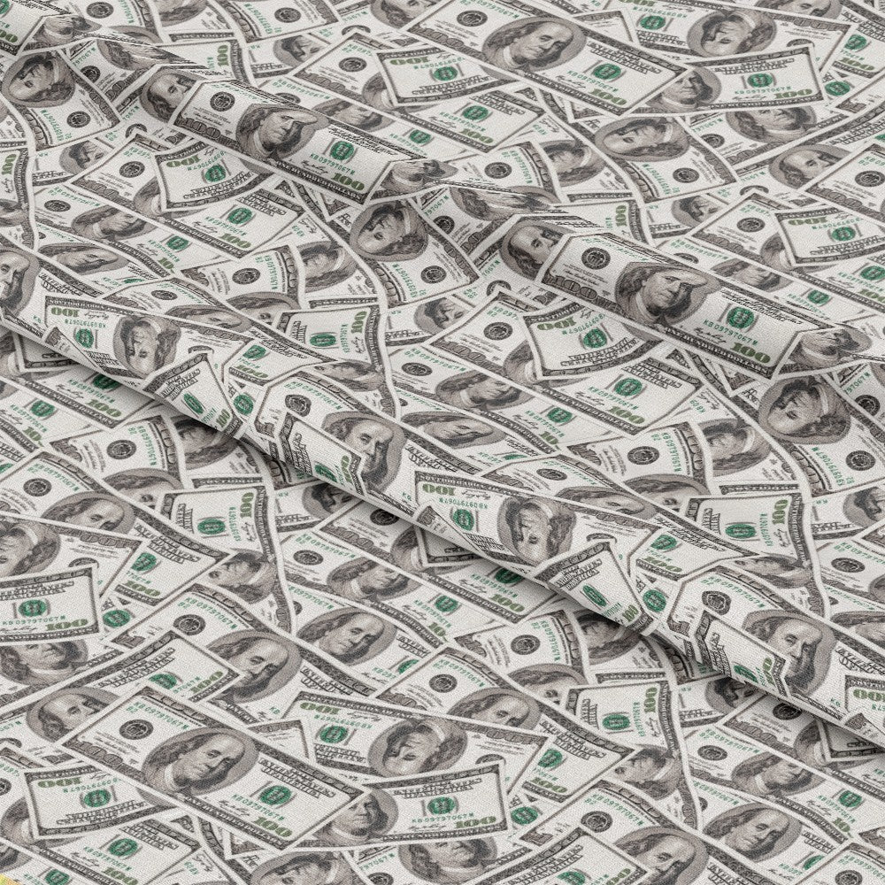 100 Dollar Bill Pattern 1 Quilting Cotton Fabric