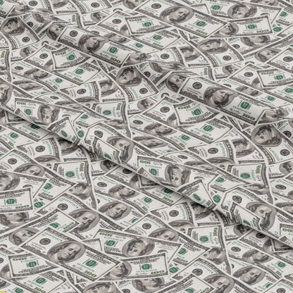 100 Dollar Bill Pattern 1 Quilting Cotton Fabric
