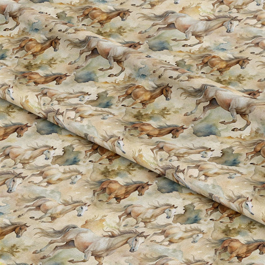 Wild Horses Pattern 7 Quilting Cotton Fabric
