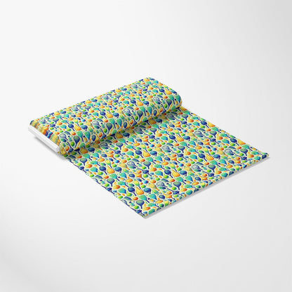 Watercolor Pickleball Pattern 9 Quilting Cotton Fabric