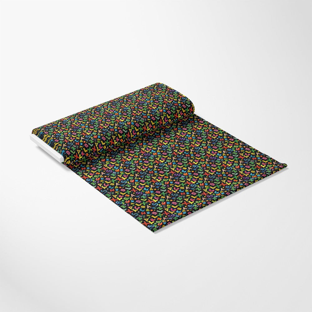 Back to School Pattern 14 Quilting Cotton Fabric