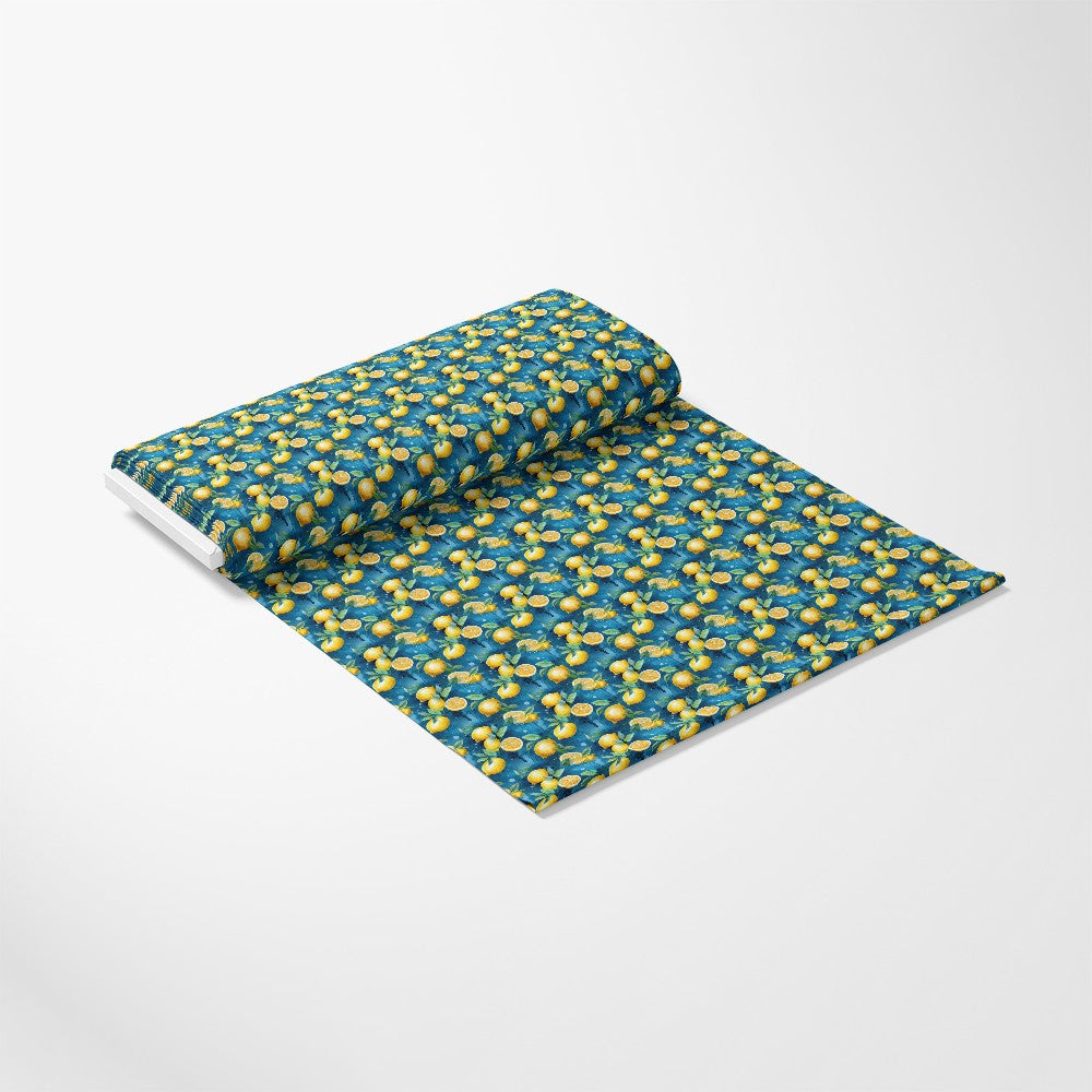 Lemons and Citrus Sour Splash Pattern 7 Quilting Cotton Fabric