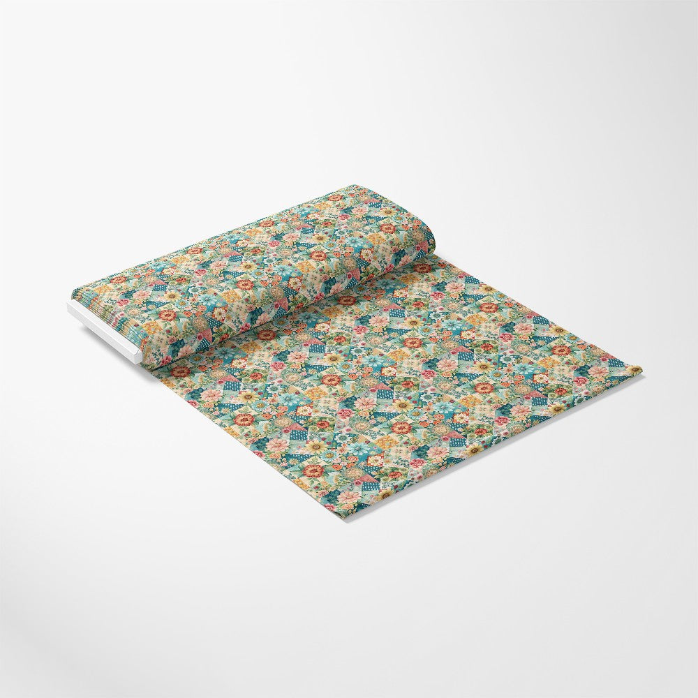 Spring Patchwork Pattern 17 Quilting Cotton Fabric