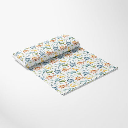 Watercolor Dinosaurs Pattern 8 Quilting Cotton Fabric
