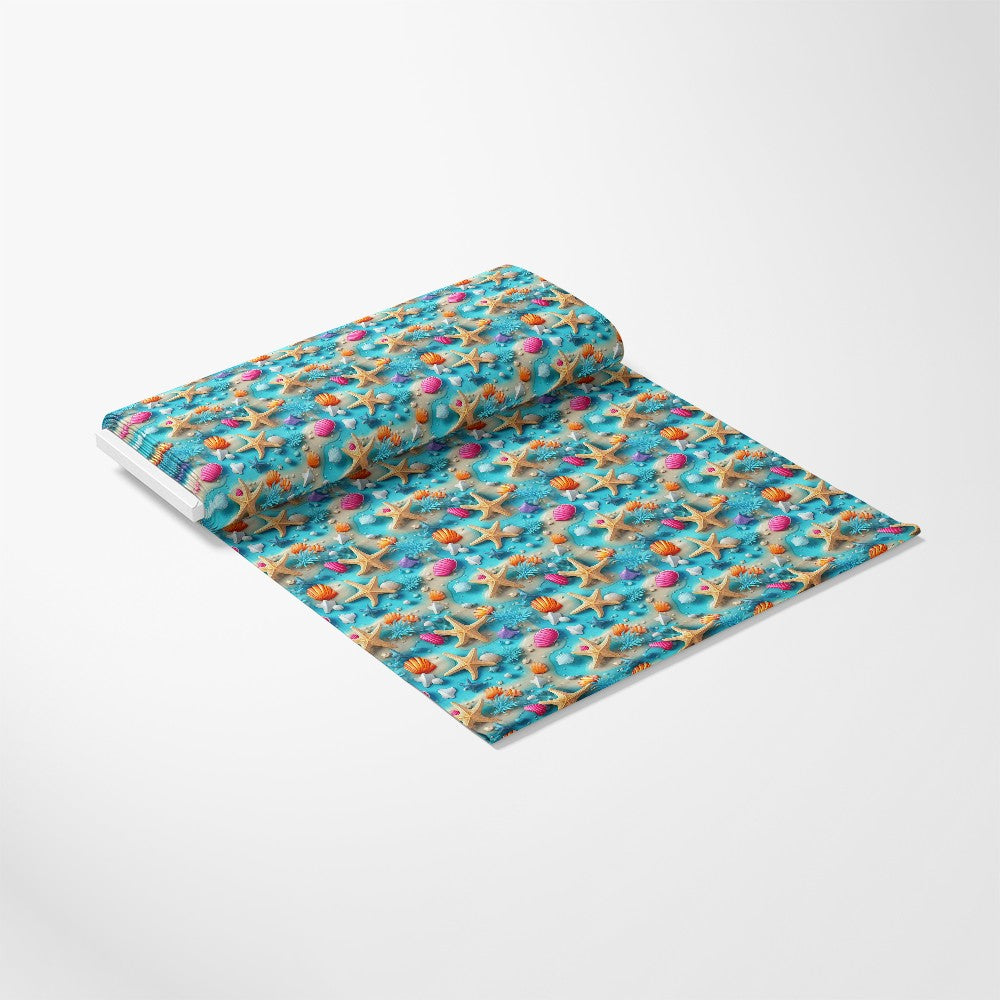 Beach Life Pattern 6 Quilting Cotton Fabric