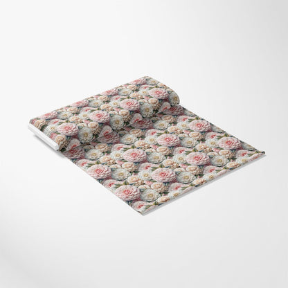 Realistic Flowers Pattern 18 Quilting Cotton Fabric