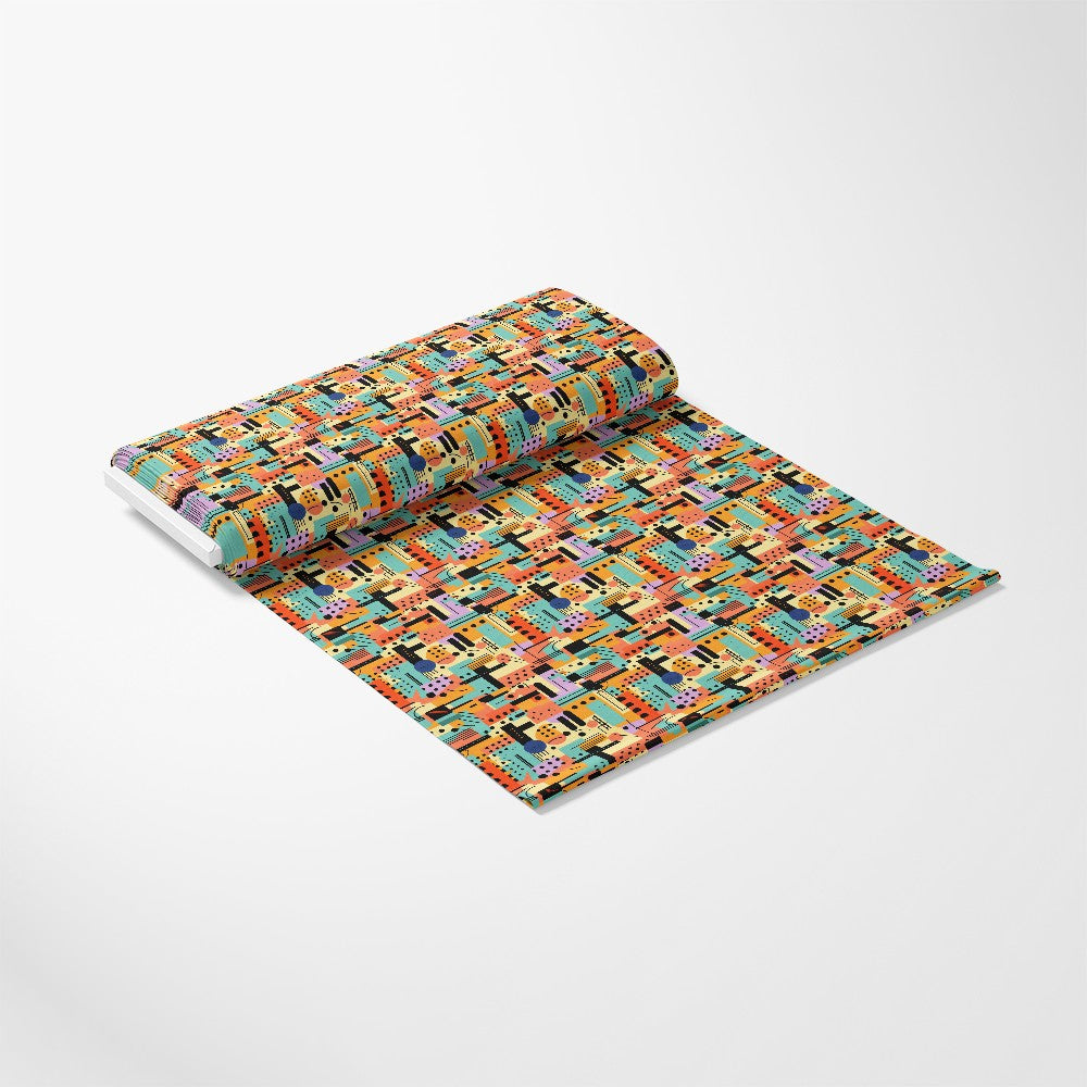 Groovy Boho Hippie Pattern 8 Quilting Cotton Fabric