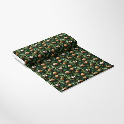 Coconut Jungle Leaves Pattern 19 Quilting Cotton Fabric