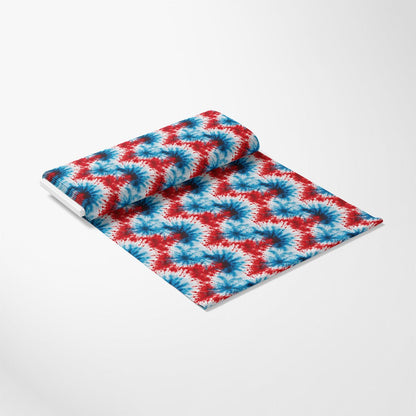 Patriotic Tie-Dye Pattern 4 Quilting Cotton Fabric