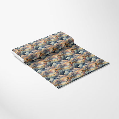 Colorful Clouds Pattern 1 Quilting Cotton Fabric