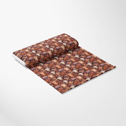 Pretty Highland Cows Pattern 12 Quilting Cotton Fabric